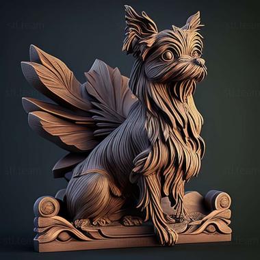 3D model Griffon Cortalsa dog (STL)